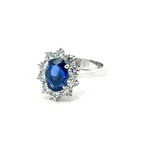 Ring Cianfrone Gioielli Woman in White Gold Zaffiro 1.92 Ct COLOREEAOA - COLOREEAOA